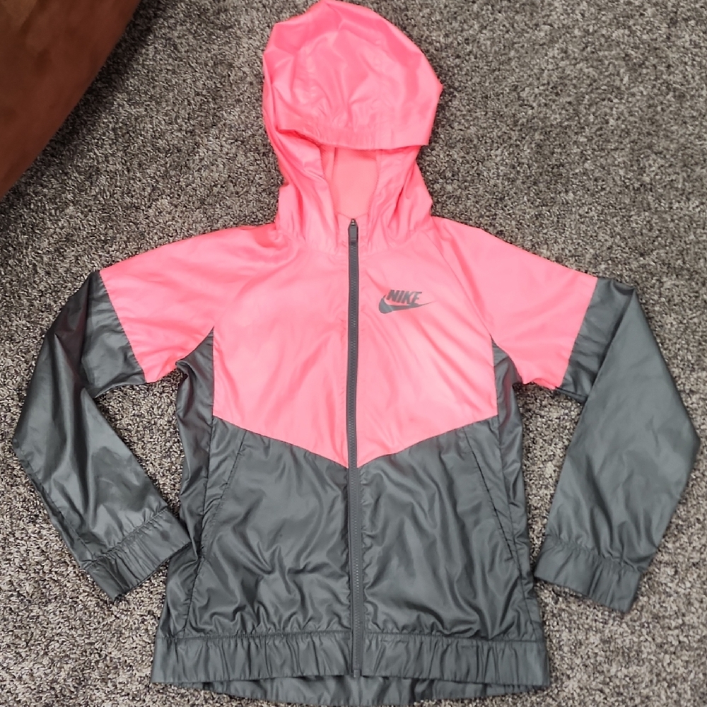 Nike Vibrant Pink and Charcoal Jacket